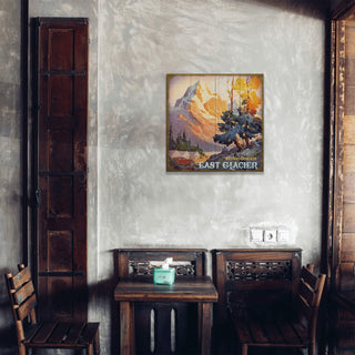 Reinvigorate: Mountain Cabin Scene - Wood & Metal Wall Art Wood & Metal Wall Art Meissenburg Designs
