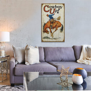 Cowboy Up: Generic - Wood & Metal Wall Art Wood & Metal Wall Art Meissenburg Designs