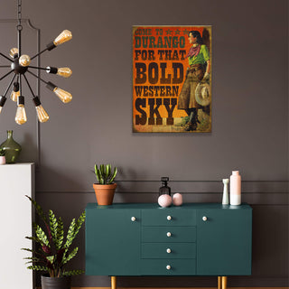 For that Bold Western Sky - Wood & Metal Wall Art Wood & Metal Wall Art Meissenburg Designs