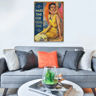 Make Time for Quality Time - Wood & Metal Wall Art Wood & Metal Wall Art Meissenburg Designs