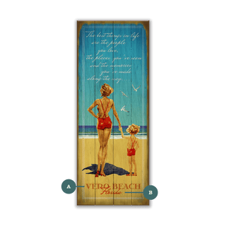 The Best Things in Life - Wood & Metal Wall Art Wood & Metal Wall Art Meissenburg Designs Wood 7" x 16"