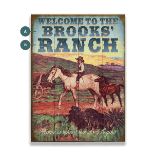 Home is Where Our Story Begins - Wood & Metal Wall Art Wood & Metal Wall Art Meissenburg Designs Wood 9" x 12"