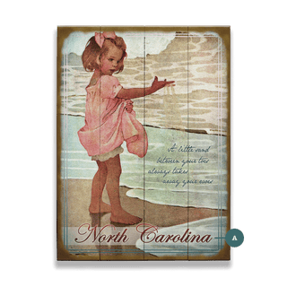 A Little Sand Between Your Toes - Wood & Metal Wall Art Wood & Metal Wall Art Meissenburg Designs Wood 9" x 12"