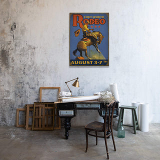 Bronco Rodeo - Wood & Metal Wall Art Wood & Metal Wall Art Meissenburg Designs