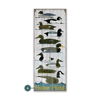 Duck Decoy - Wood & Metal Wall Art Wood & Metal Wall Art Meissenburg Designs Wood 7" x 16"