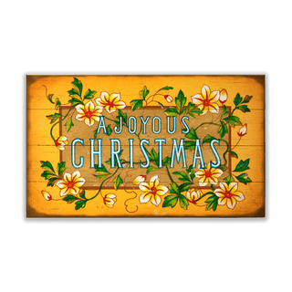 A Joyous Christmas - Wood & Metal Wall Art Meissenburg Designs