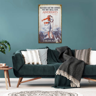 Blessed Are The Curious - Wood & Metal Wall Art Wood & Metal Wall Art Meissenburg Designs