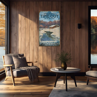 Take a Little Time Out - Wood & Metal Wall Art