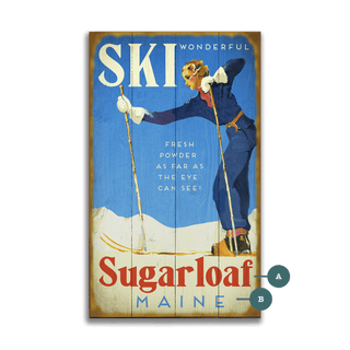 Ski Wonderful - Wood & Metal Wall Art