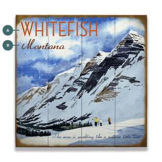 Winter's Sparkle - Wood & Metal Wall Art Wood & Metal Wall Art Meissenburg Designs Wood 10.5" x 10.5"