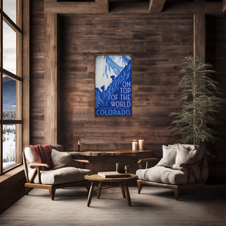 On Top of the World - Wood & Metal Wall Art Wood & Metal Wall Art Meissenburg Designs