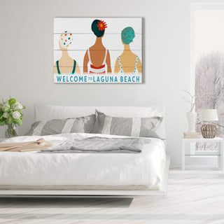 Seaside Bonnets - Wood & Metal Wall Art Wood & Metal Wall Art Meissenburg Designs