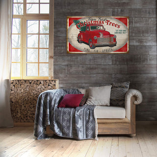 Christmas Tree Truck: Generic - Wood & Metal Wall Art Wood & Metal Wall Art Meissenburg Designs
