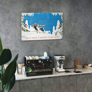 Chasing Happiness on the Mountain: Generic - Wood & Metal Wall Art Wood & Metal Wall Art Meissenburg Designs