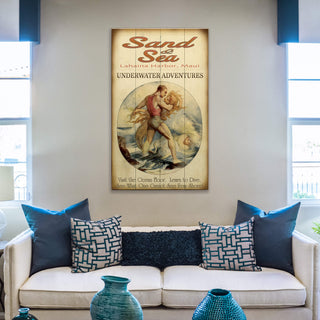 Sand & Sea Underwater Adventures - Wood & Metal Wall Art Wood & Metal Wall Art Meissenburg Designs