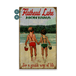 Lake Time Wood & Metal Wall Art