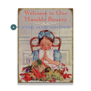 Humble Bounty - Wood & Metal Wall Art Wood & Metal Wall Art Meissenburg Designs Wood 9" x 12"