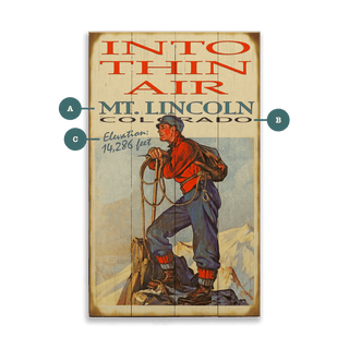 Into Thin Air - Wood & Metal Wall Art Wood & Metal Wall Art Meissenburg Designs Wood 8" x 14"