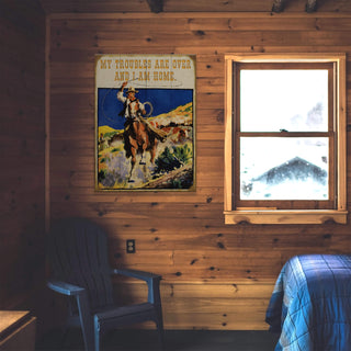Roping Cowboy Ranch: Generic - Wood & Metal Wall Art Wood & Metal Wall Art Meissenburg Designs