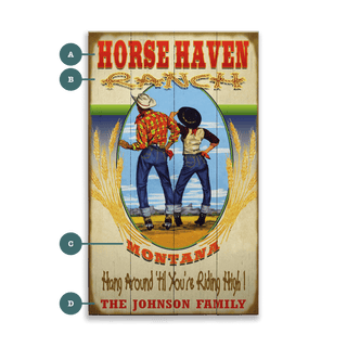 Riding High - Wood & Metal Wall Art Wood & Metal Wall Art Meissenburg Designs Wood 8" x 14"