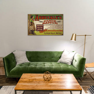 Escape the City Dude Ranch - Wood & Metal Wall Art Wood & Metal Wall Art Meissenburg Designs