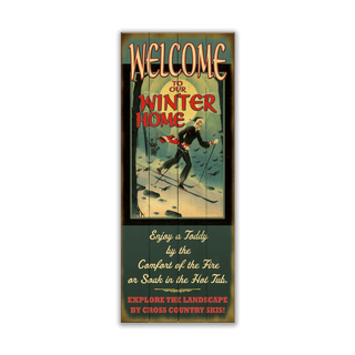Winter Home XCountry: Generic - Wood & Metal Wall Art Wood & Metal Wall Art Meissenburg Designs Wood 7" x 16"