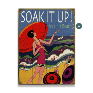 Soak It Up! - Wood & Metal Wall Art Wood & Metal Wall Art Meissenburg Designs Wood 9" x 12"