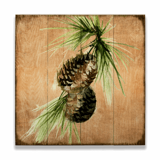 Harmony in the Hush: Cone 2 - Wood & Metal Wall Art Wood & Metal Wall Art Marilynn Dwyer Mason Wood 18" x 18"