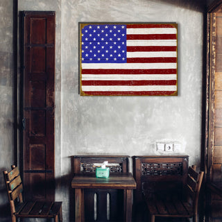 Mummert's USA Flag - Wood & Metal Wall Art Wood & Metal Wall Art Marty Mummert Studio