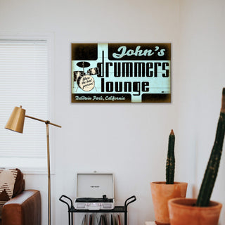 Drummer's Lounge - Wood & Metal Wall Art Wood & Metal Wall Art Marty Mummert Studio
