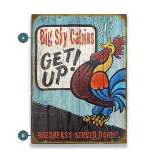 Rise & Shine! - Wood & Metal Wall Art Wood & Metal Wall Art Marty Mummert Studio Wood 9" x 12"