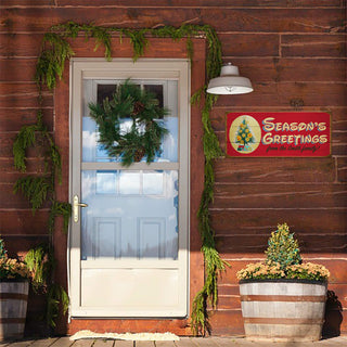 Season's Greetings - Wood & Metal Wall Art Wood & Metal Wall Art Marty Mummert Studio