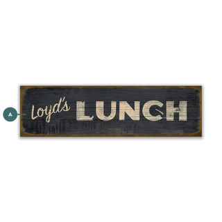 Loyd's Lunch - Wood & Metal Wall Art Wood & Metal Wall Art Marty Mummert Studio Wood 36" x 10.5"
