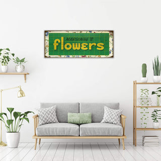 Marianne's Flowers - Wood & Metal Wall Art Wood & Metal Wall Art Marty Mummert Studio