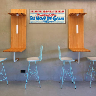 Eat More Ice Cream - Wood & Metal Wall Art Wood & Metal Wall Art Marty Mummert Studio