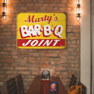 Marty's BBQ Joint - Wood & Metal Wall Art Wood & Metal Wall Art Marty Mummert Studio