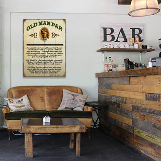 Old Man Par - Wood & Metal Wall Art Wood & Metal Wall Art Old Sport Gallery