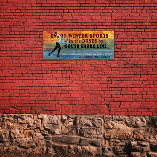 Enjoy Winter Sports - Wood & Metal Wall Art Wood & Metal Wall Art Out West Design