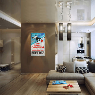 Downhill Ski Championships - Wood & Metal Wall Art Wood & Metal Wall Art Out West Design