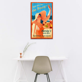 See You on the Beach - Wood & Metal Wall Art Wood & Metal Wall Art Out West Design