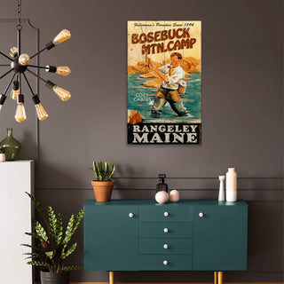 Bosebuck Mountain Camp - Wood & Metal Wall Art Wood & Metal Wall Art Out West Design