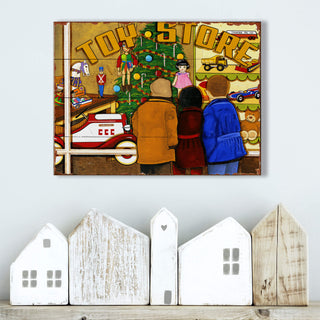 The Toy Store Window - Wood & Metal Wall Art Wood & Metal Wall Art Out West Design