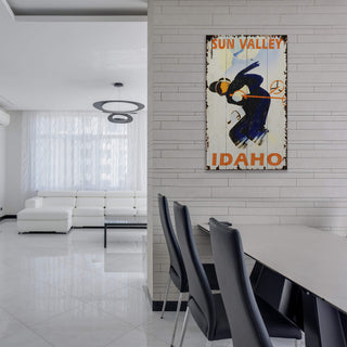 Modern Ski - Wood & Metal Wall Art