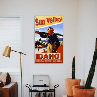 Sun Valley Lodge - Wood & Metal Wall Art Wood & Metal Wall Art Out West Design