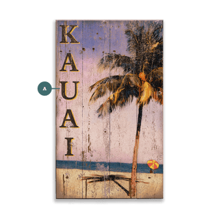 Kauai Palm - Wood & Metal Wall Art Wood & Metal Wall Art Out West Design