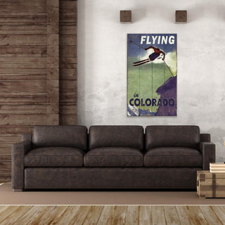 Flying In Colorado - Wood & Metal Wall Art Wood & Metal Wall Art Out West Design
