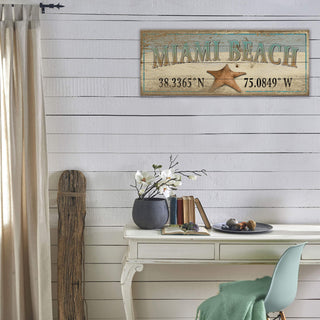 Starfish Latitude - Wood & Metal Wall Art Wood & Metal Wall Art Out West Design