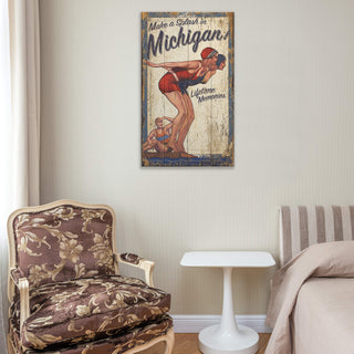 Make a Splash - Wood & Metal Wall Art Wood & Metal Wall Art Out West Design