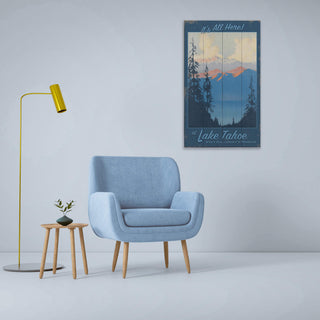 Alpine Lake View - Wood & Metal Wall Art Wood & Metal Wall Art Out West Design