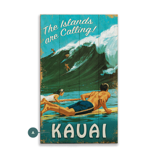 The Islands are Calling - Wood & Metal Wall Art Wood & Metal Wall Art Out West Design Wood 8" x 14"